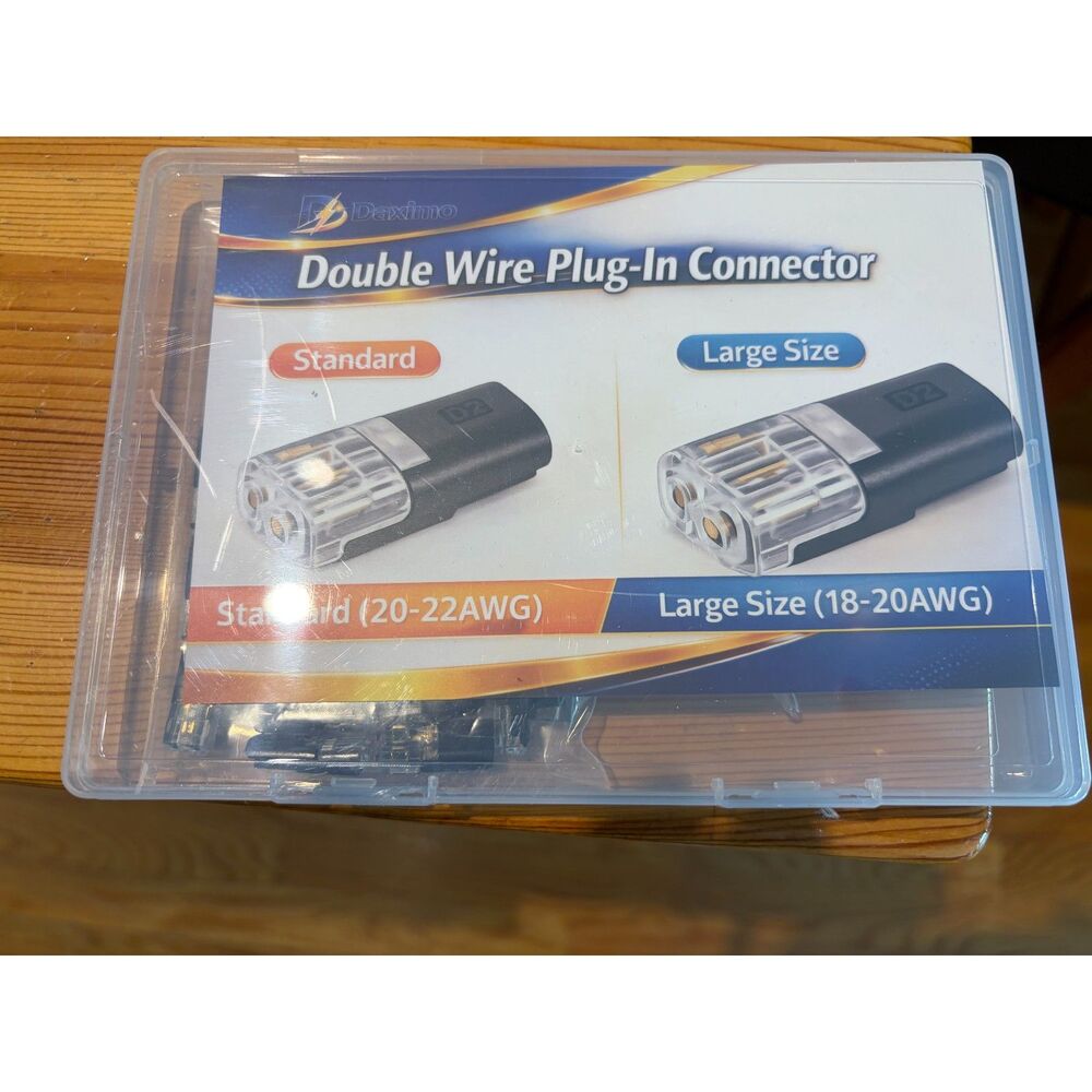 Doximo Double Wire Plug-In Connector New in Box